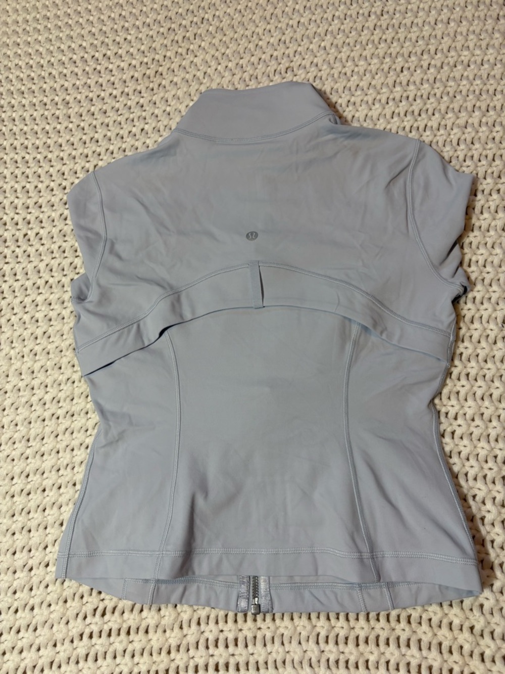 lululemon starch blue define cropped jacket nulu size 8 - Picture 6 of 12